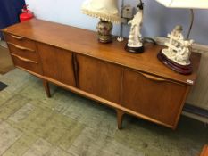 A teak sideboard, 183cm wide