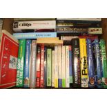 Two boxes of books relating to Sunderland AFC