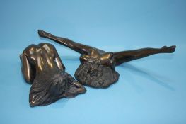 Two exotic sculptures by Leigh Hepple