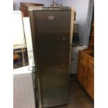 AEG silver fridge