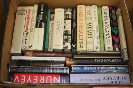 Two boxes of books relating to Ballet