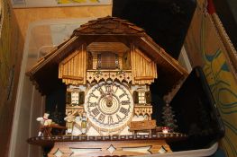 Two tablets and a Cuckoo clock