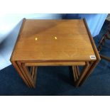 A G Plan teak nest of tables