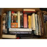 Two boxes of books relating to New York
