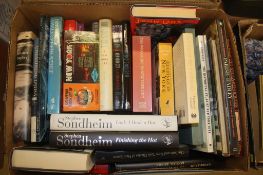 Two boxes of books relating to New York