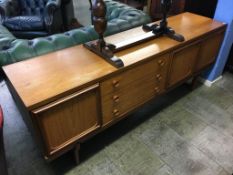 Teak sideboard, 183cm long