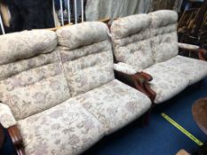 Two 2 seater settees