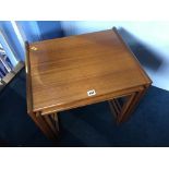 A G Plan teak nest of tables