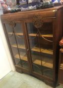 Oak china cabinet