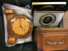 Various mantle clocks