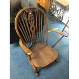 An Ercol rocking chair