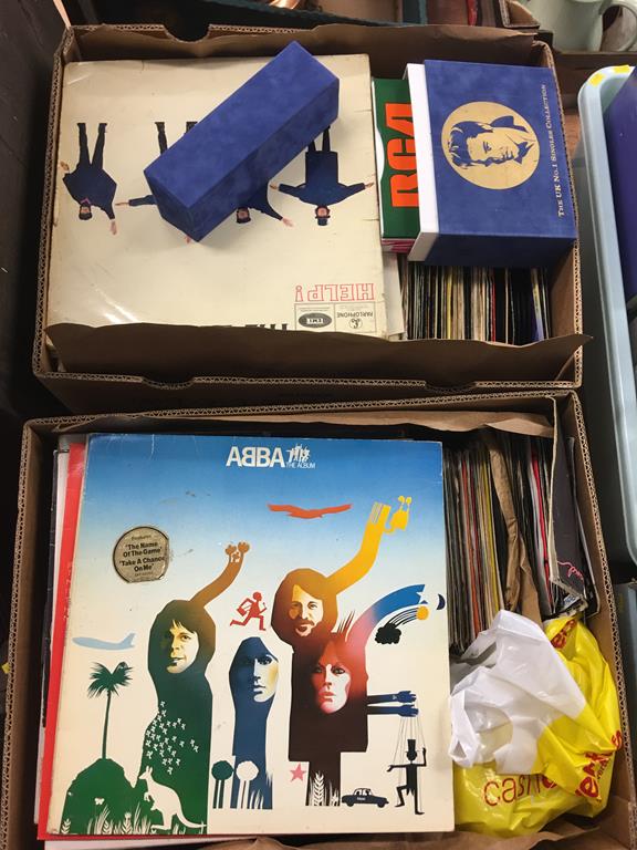 Various LPs and 45s to include The Beatles, Neil Diamond etc. - Image 2 of 3