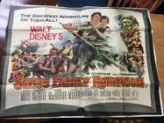 Four original film posters; 'Khyber Patrol', 'Oklahoma', 'Cantinflas' and 'Swiss Family Robinson'