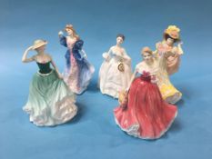 Five Royal Doulton Ladies