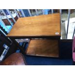 Teak fold over table