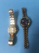 Two Ladies gold plated wristwatches