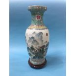A tall Chinese vase