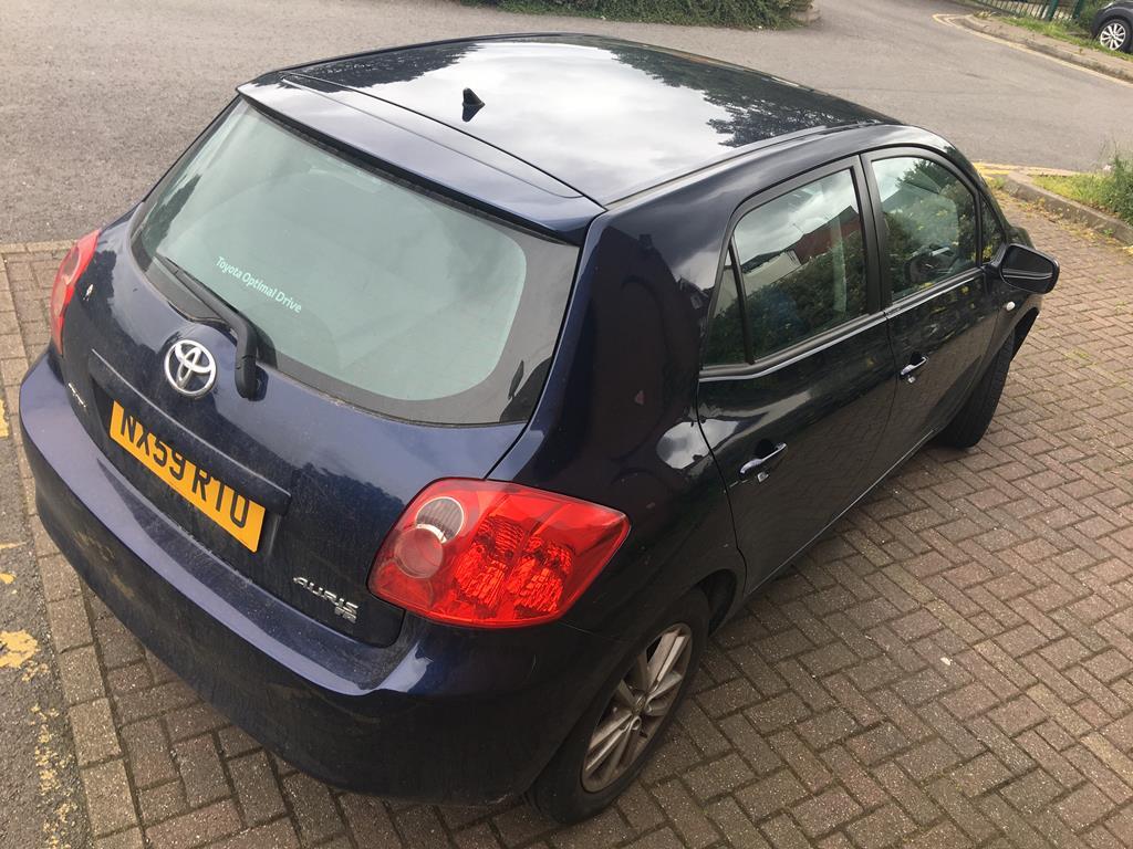 A Toyota Auris, diesel, 2009, mileage 36,042, MOT to Sept 2020 - Image 8 of 10