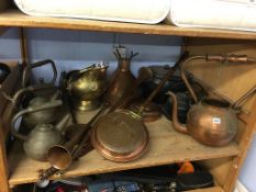 Copper pots etc.