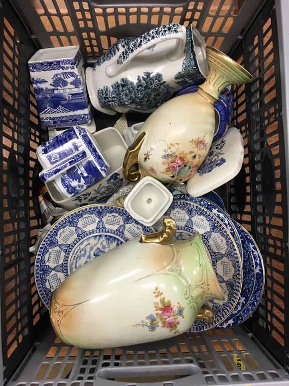 Assorted china and a fire screen - Image 2 of 2