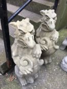 Pair of Gargoyles