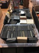 Large collection of glass slides