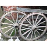 Pair of Cart wheels