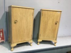 Pair of bedside cabinets