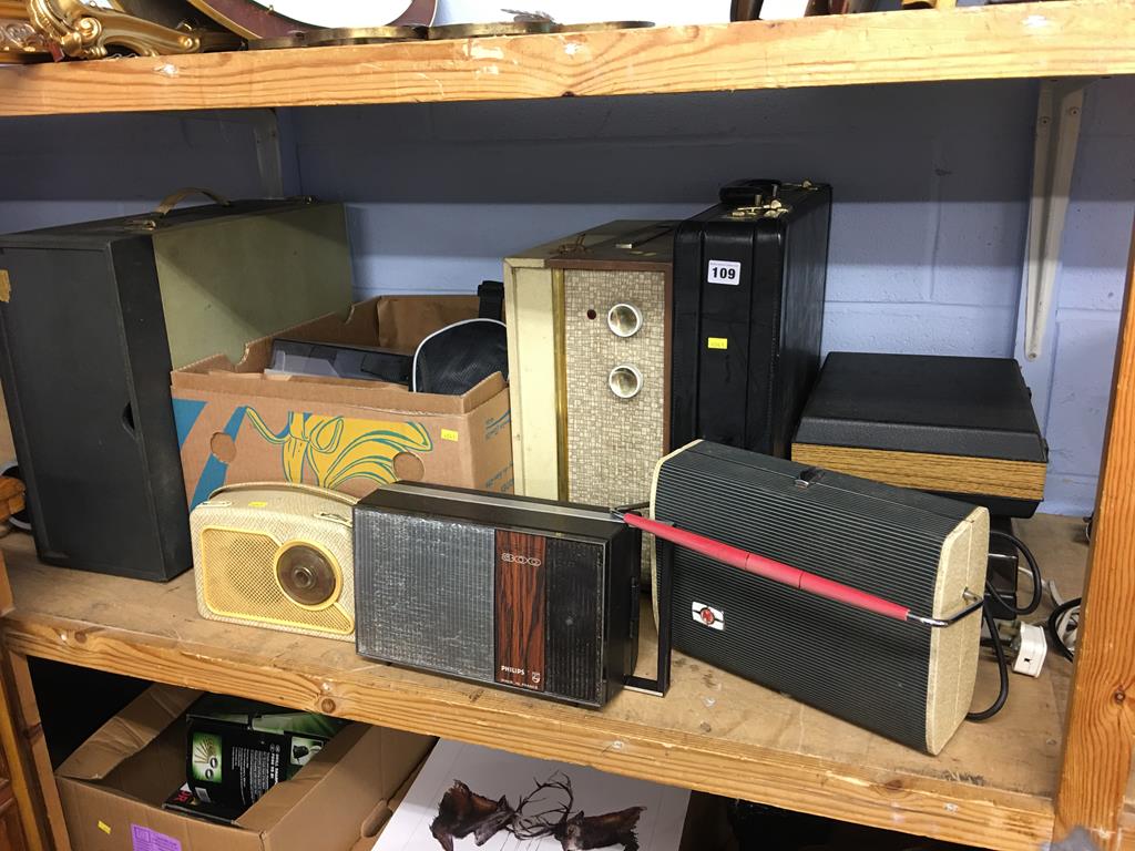 Various radios and assorted Hi Fi equipment