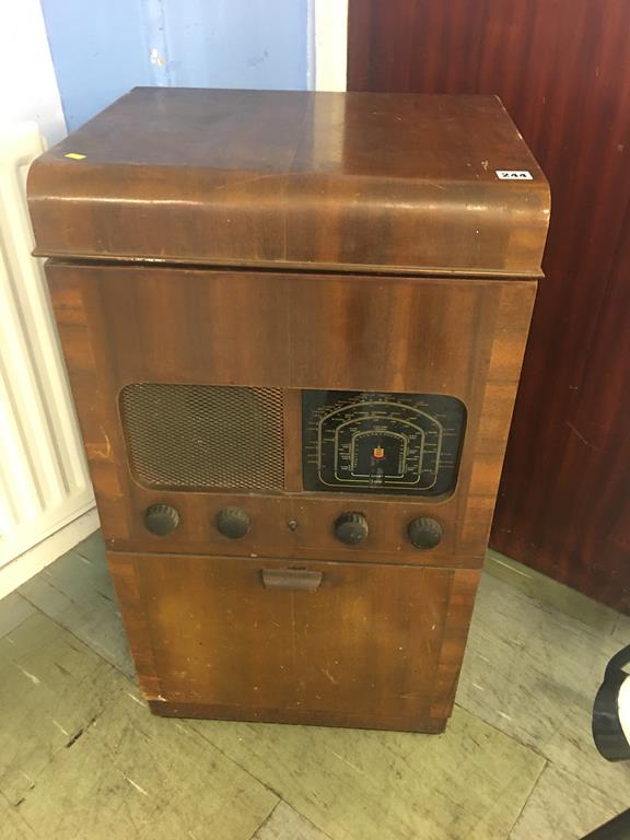 Walnut radiogram