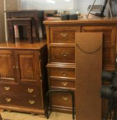 Two large mahogany cabinets