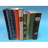 9 Folio Edition books