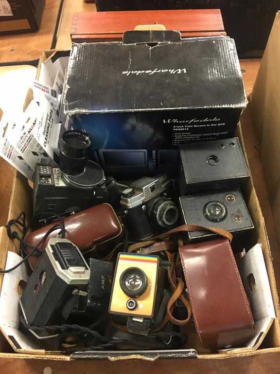 Quantity of various cameras