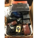 Quantity of various cameras