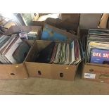 Five boxes of LPs and CDs