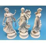 Three Wedgwood figures 'The Dancing Hours'