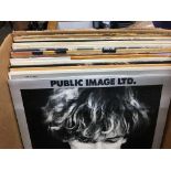 Collection of LPs including Public Image Ltd, Beatles etc.