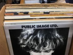 Collection of LPs including Public Image Ltd, Beatles etc.