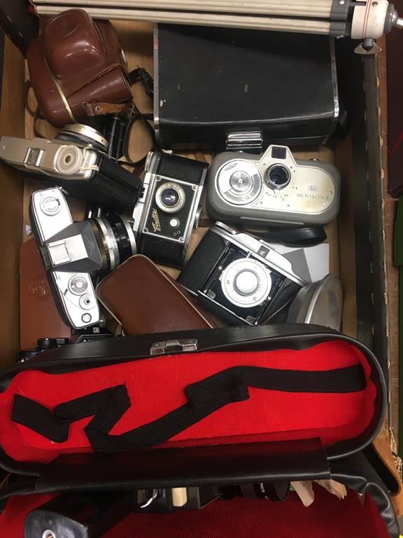 Various cameras and accessories