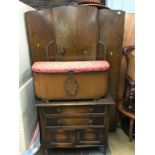 Ottoman, wardrobe and chest of drawers