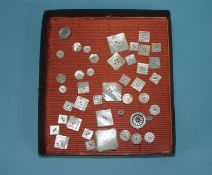 Vintage mother of pearl buttons