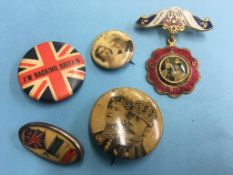 Five Great Britain badges