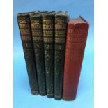 Four volumes 'The Horse and its treatment' and 'Hunts with Jorrocks'
