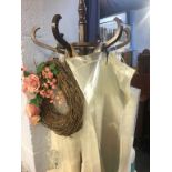 Coat stand and flower carrier bags