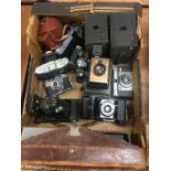 Assorted cameras and accessories