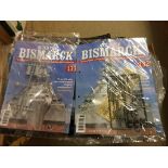 Build The Bismarck' model kit magazine