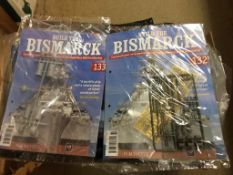 Build The Bismarck' model kit magazine