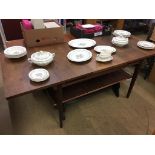 A teak McIntosh extending dining table