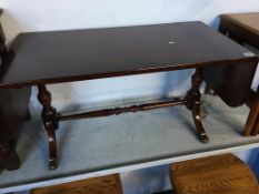 Mahogany drop leaf coffee table