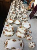 A large quantity of Royal Albert Old Country Roses china